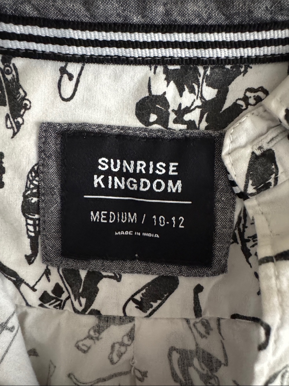Boys sunrise kingdom Skate Print Button-Down Shirt - Picture 2 of 6
